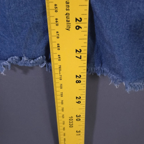 Maurice's Button Down Chambray Ombre Blouse Long Sleeve Lightweight Size Small - Picture 6 of 7